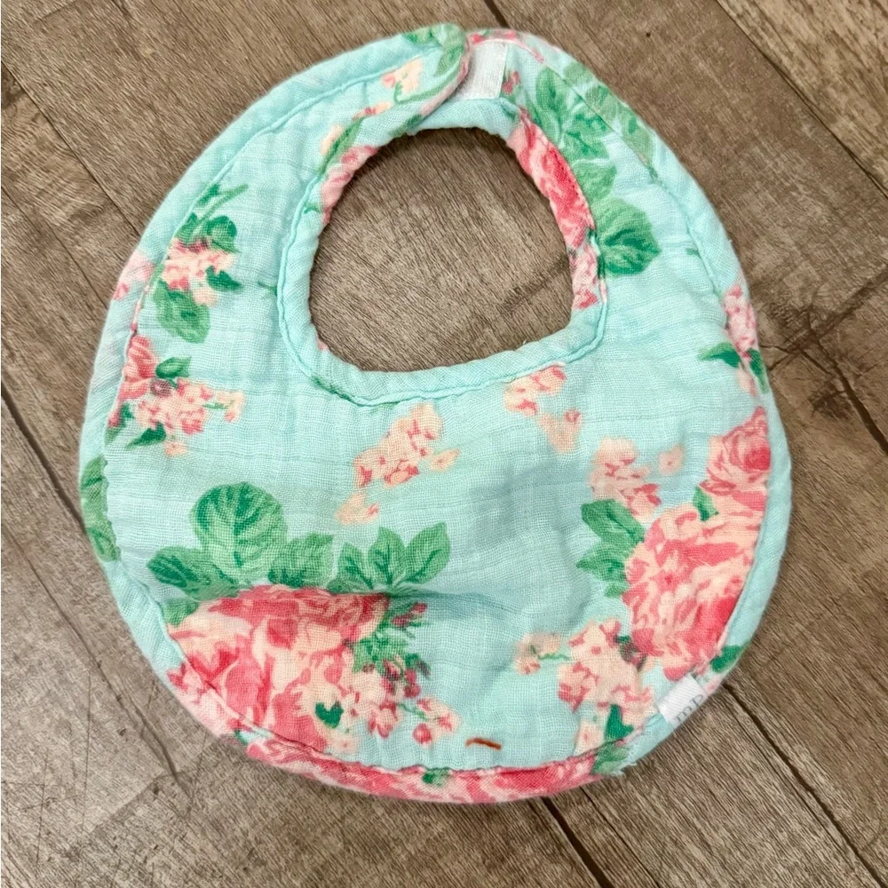 Mud Pie Baby‎ Girl Floral Bib Set (3 Pack) Velcro Closure